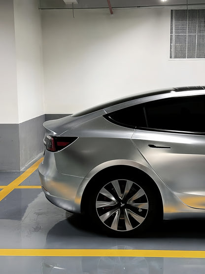 Anole Matte Chrome Silver Stain Ceramics Silver Vinyl Car Wrap