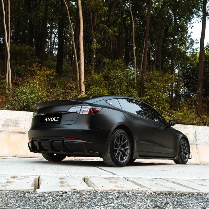Anole Matte Satin Black Vinyl Wrap