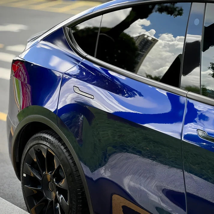 Anole Glossy Metallic Tanzanite Blue Vinyl Car Wrap