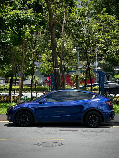 Anole Glossy Metallic Tanzanite Blue Vinyl Car Wrap