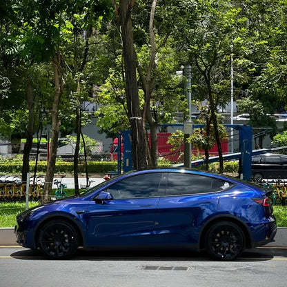 Anole Glossy Metallic Tanzanite Blue Vinyl Car Wrap