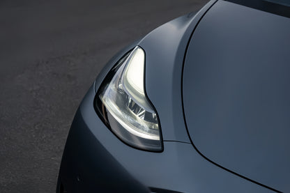 Anole Matte Silk Gray Blue Vinyl Car Wrap
