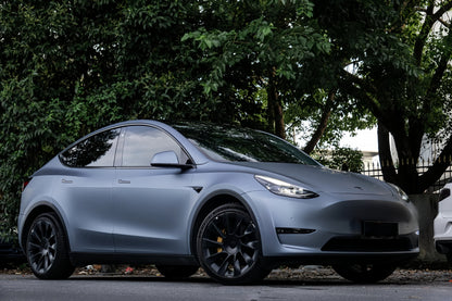 Anole Matte Silk Gray Blue Vinyl Car Wrap