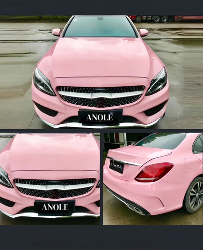 Anole High Glossy Rouge Pink Vinyl Car Wrap