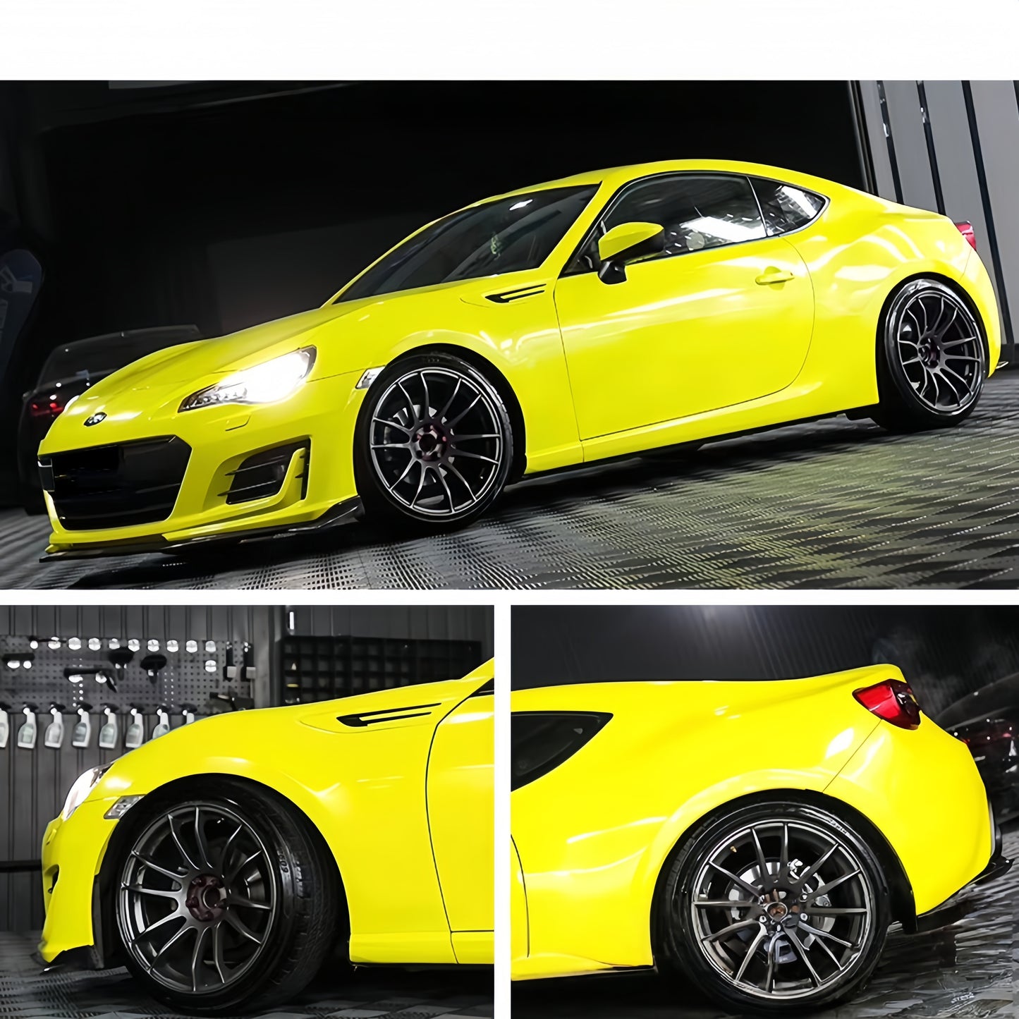 Anole High Glossy Lemon Yellow Vinyl Car Wrap