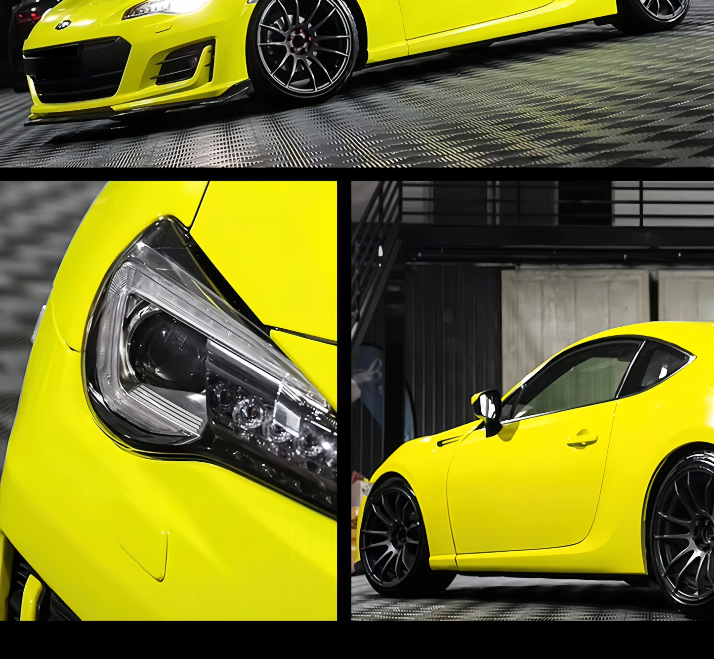 Anole High Glossy Lemon Yellow Vinyl Car Wrap