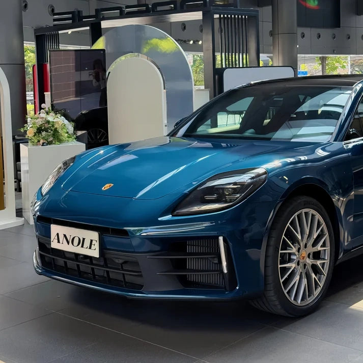 Anole Glossy Metallic Indigo Blue Montego Blue Vinyl Car Wrap