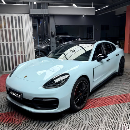 Anole High Glossy Glacier Blue Vinyl Wrap Car