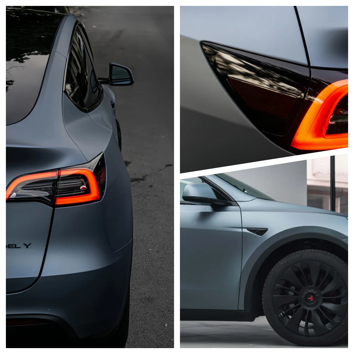 Anole Matte Silk Gray Blue Vinyl Car Wrap