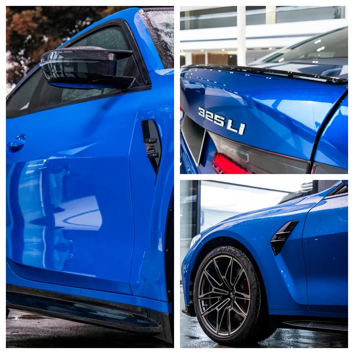Anole Glossy Metallic Cobalt Blue Car Vinyl Wrap