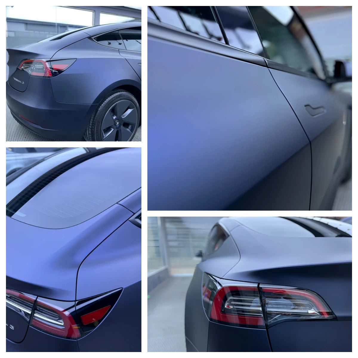 Anole Satin Chrome Saint Patrick Blue Vinyl Car Wrap