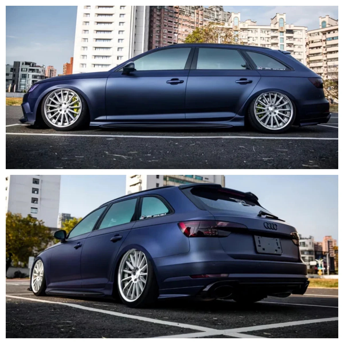 Anole Satin Chrome Saint Patrick Blue Vinyl Car Wrap