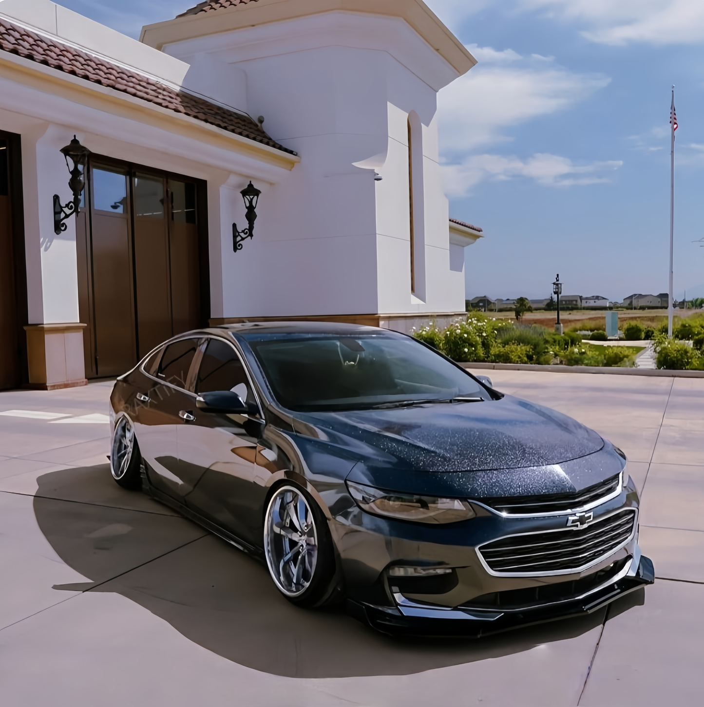 Anole Glossy Metallic Shimmer Black Car Vinyl Wrap