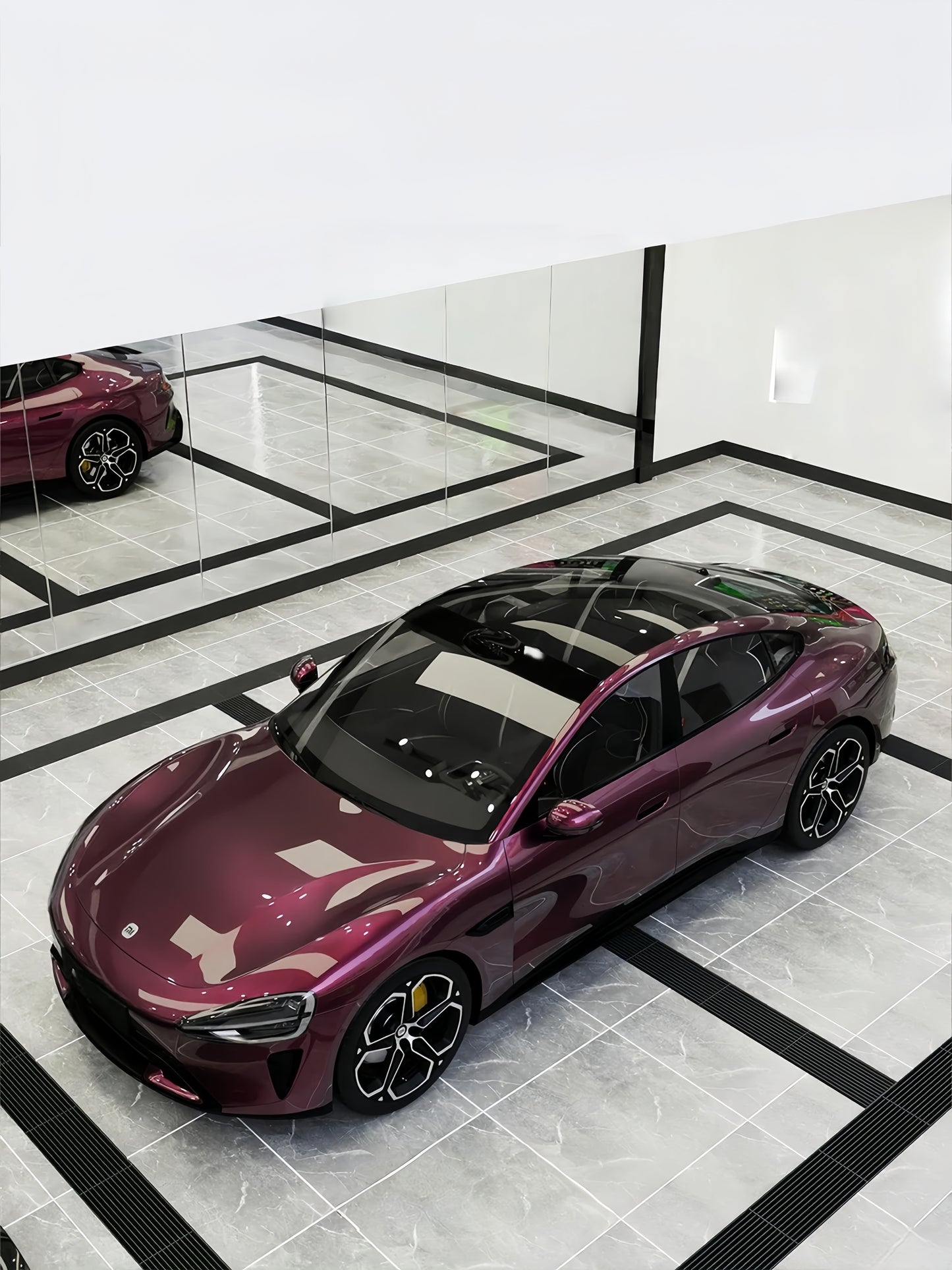 Anole Glossy Metallic Victoria Violet Vinyl Car Wrap