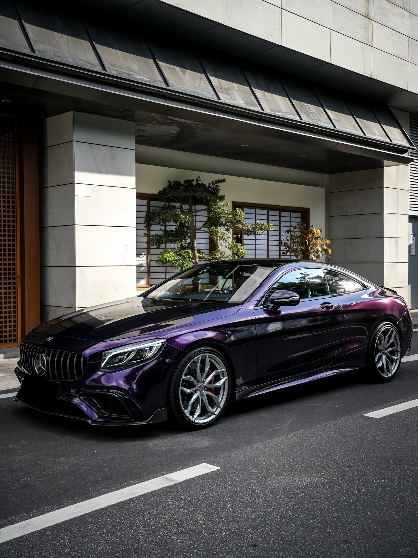 Anole Gloss Plus Midnight Purple Car Vinyl Wrap