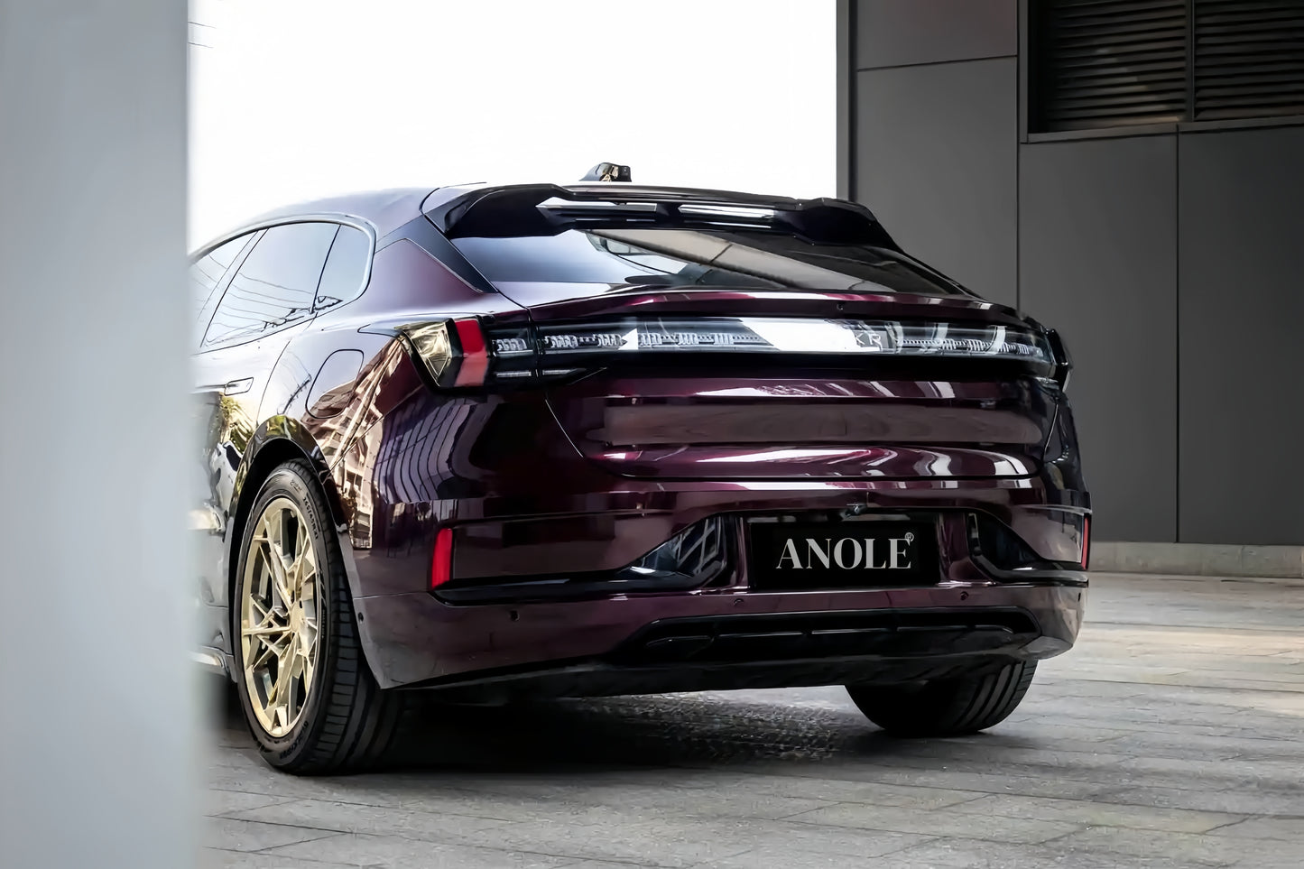 Anole Glossy Metallic Victoria Violet Vinyl Car Wrap