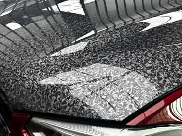 Anole Super Gloss Carbon Fiber Forging Black Vinyl Wrap