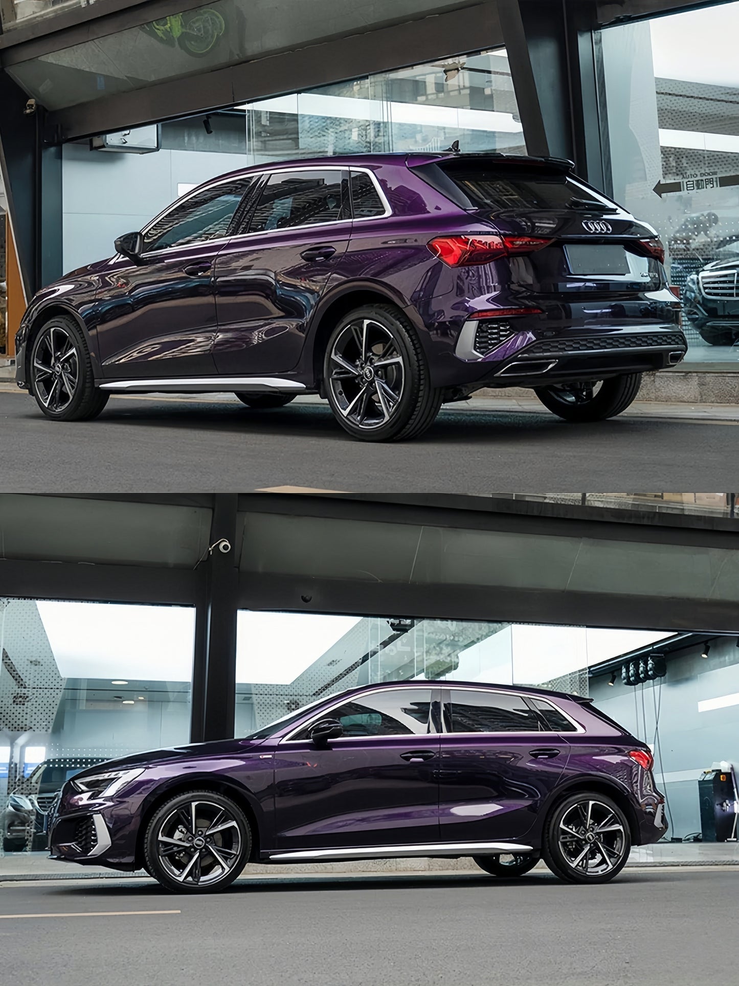 Anole Gloss Plus Midnight Purple Car Vinyl Wrap