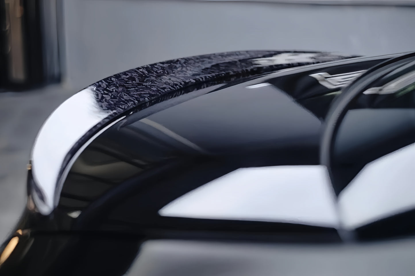 Anole Super Gloss Carbon Fiber Forging Black Vinyl Wrap