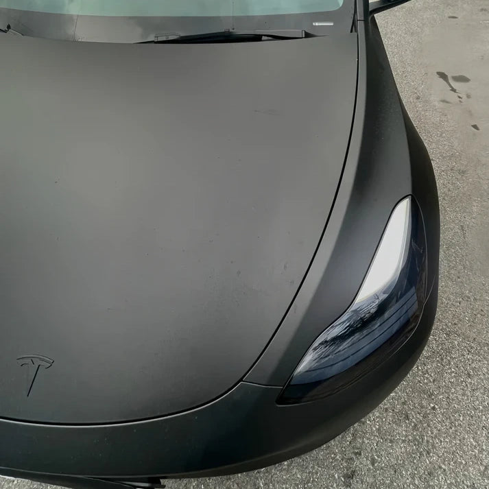 Anole Super Matte Black Vinyl Car Wrap