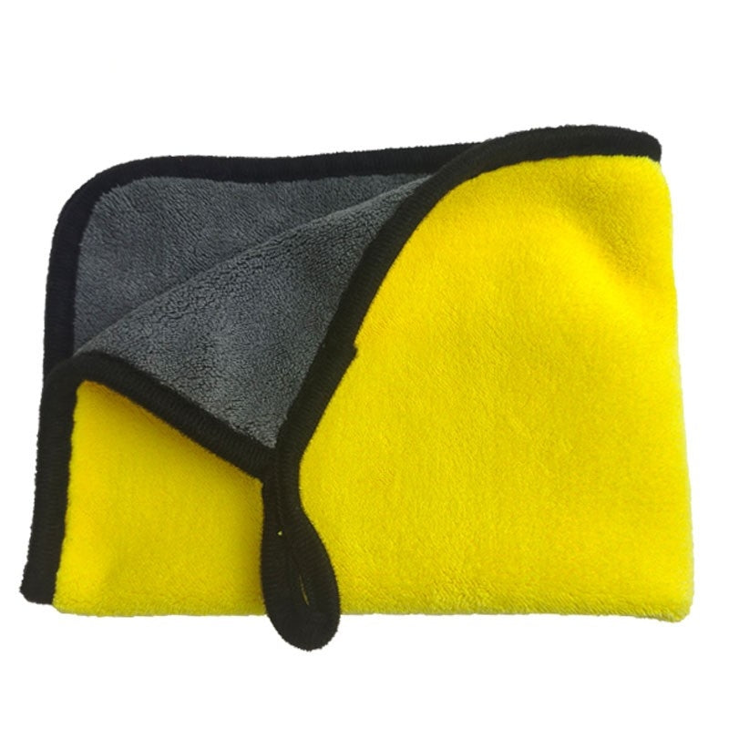 3 Pcs Anole Coral Fleece Car Wash Towel 30*40cm（800g/m²）