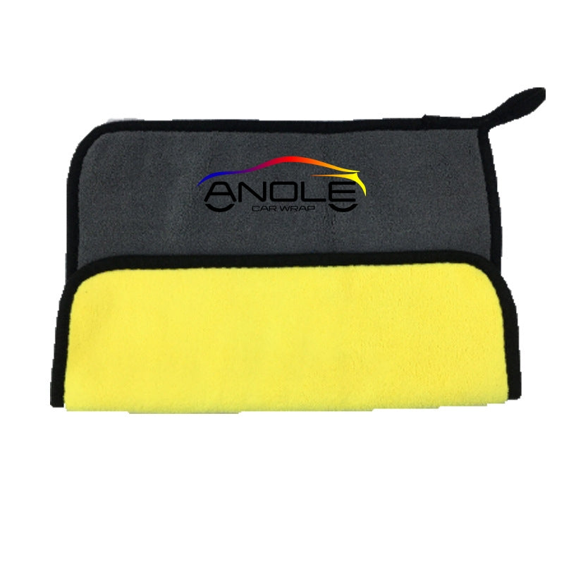 3 Pcs Anole Coral Fleece Car Wash Towel 30*40cm（800g/m²）