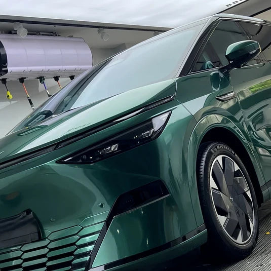 Anole Glossy Metallic Sacramento Green Car Vinyl Wrap
