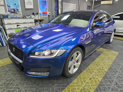 Anole Glossy Metallic Deep Blue Vinyl Car Wrap
