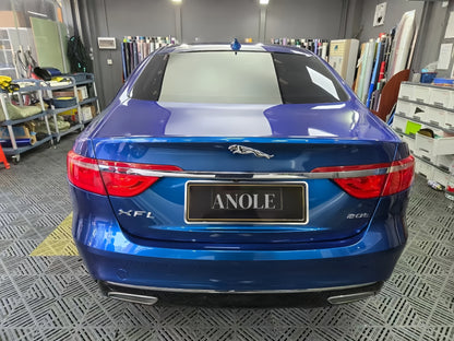 Anole Glossy Metallic Deep Blue Vinyl Car Wrap