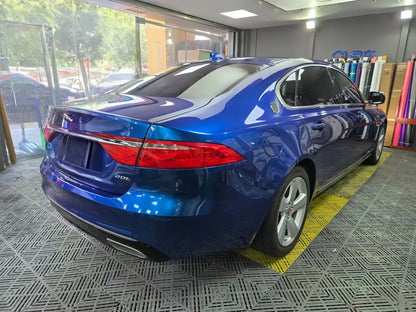 Anole Glossy Metallic Deep Blue Vinyl Car Wrap