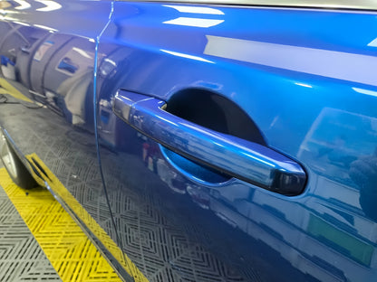Anole Glossy Metallic Deep Blue Vinyl Car Wrap