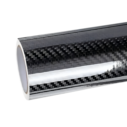 Anole 3D Silver Black Carbon Fiber Vinyl Wrap