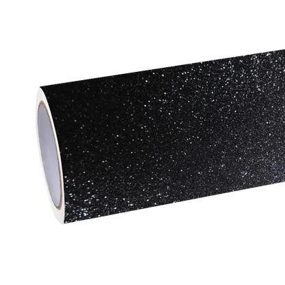 Anole Matte Diamond Super Glitter Black Car Wrap Matte Black Vinyl for Cars&Trucks
