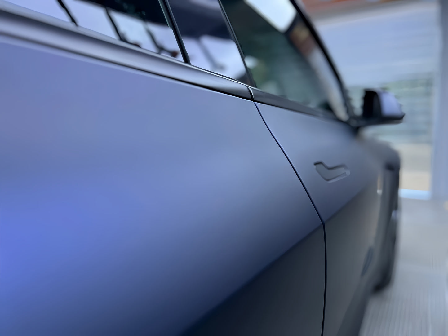 Anole Satin Chrome Saint Patrick Blue Vinyl Car Wrap