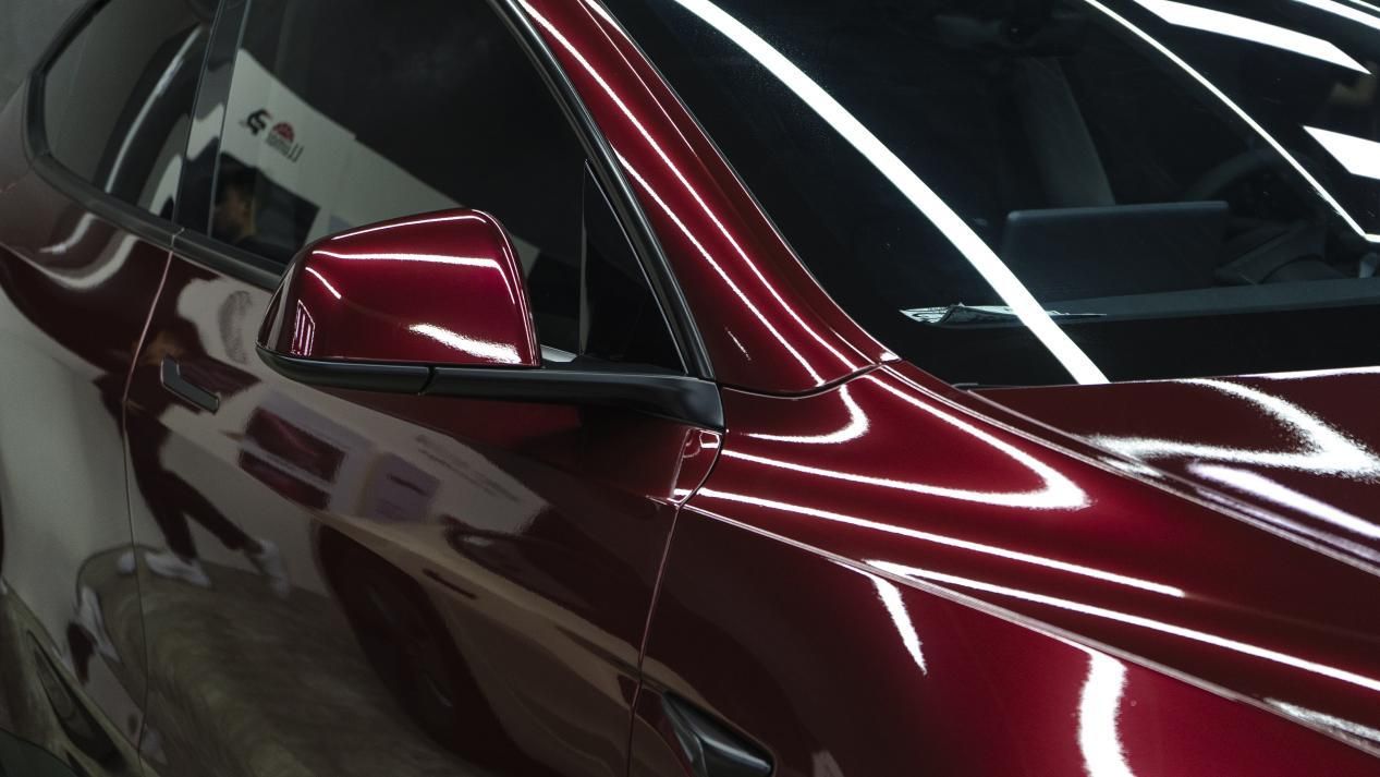 Anole Liquid Metallic Dragon Blood Red Car Vinyl Wrap