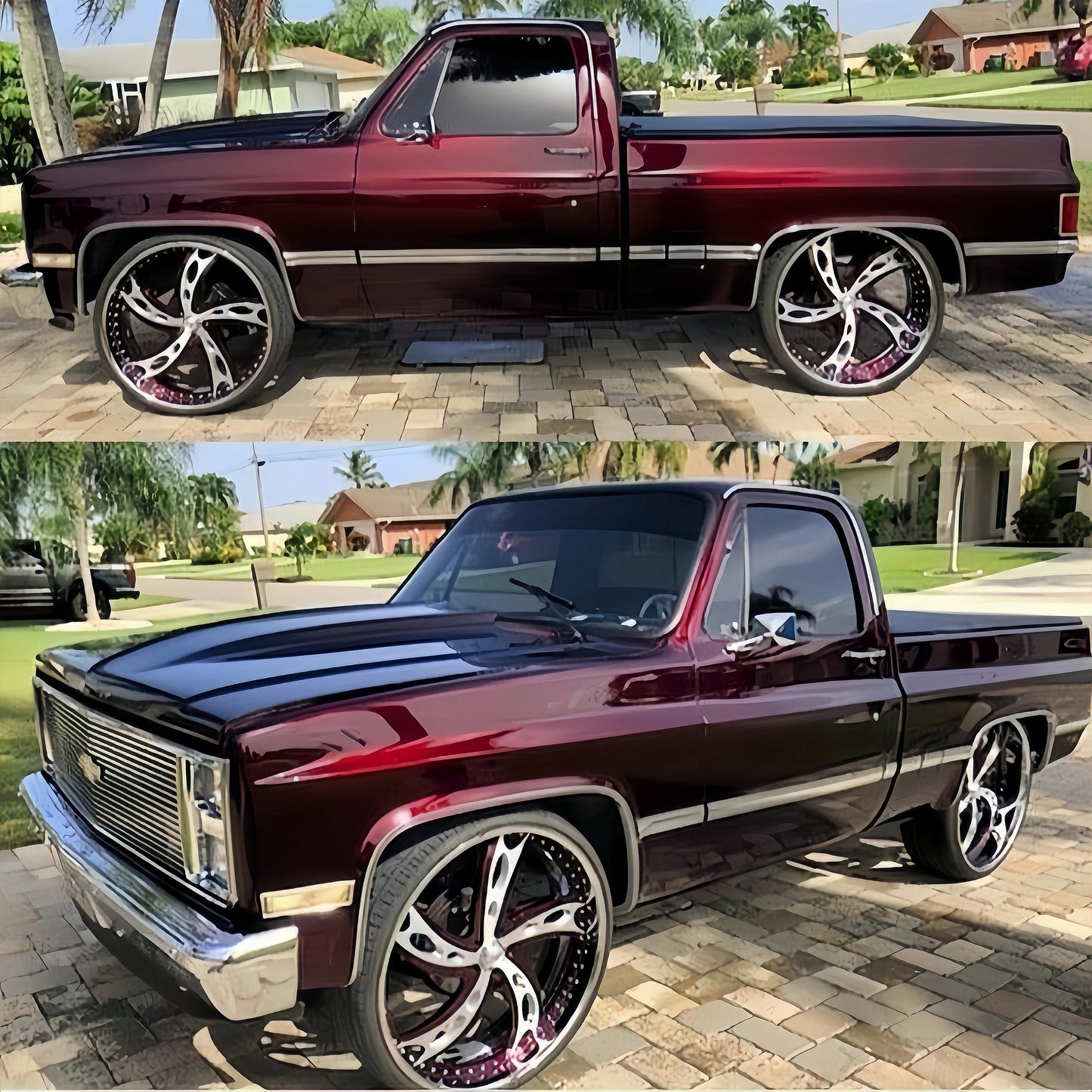 Anole Glossy PET Metallic Dark Red Car Vinyl Wrap