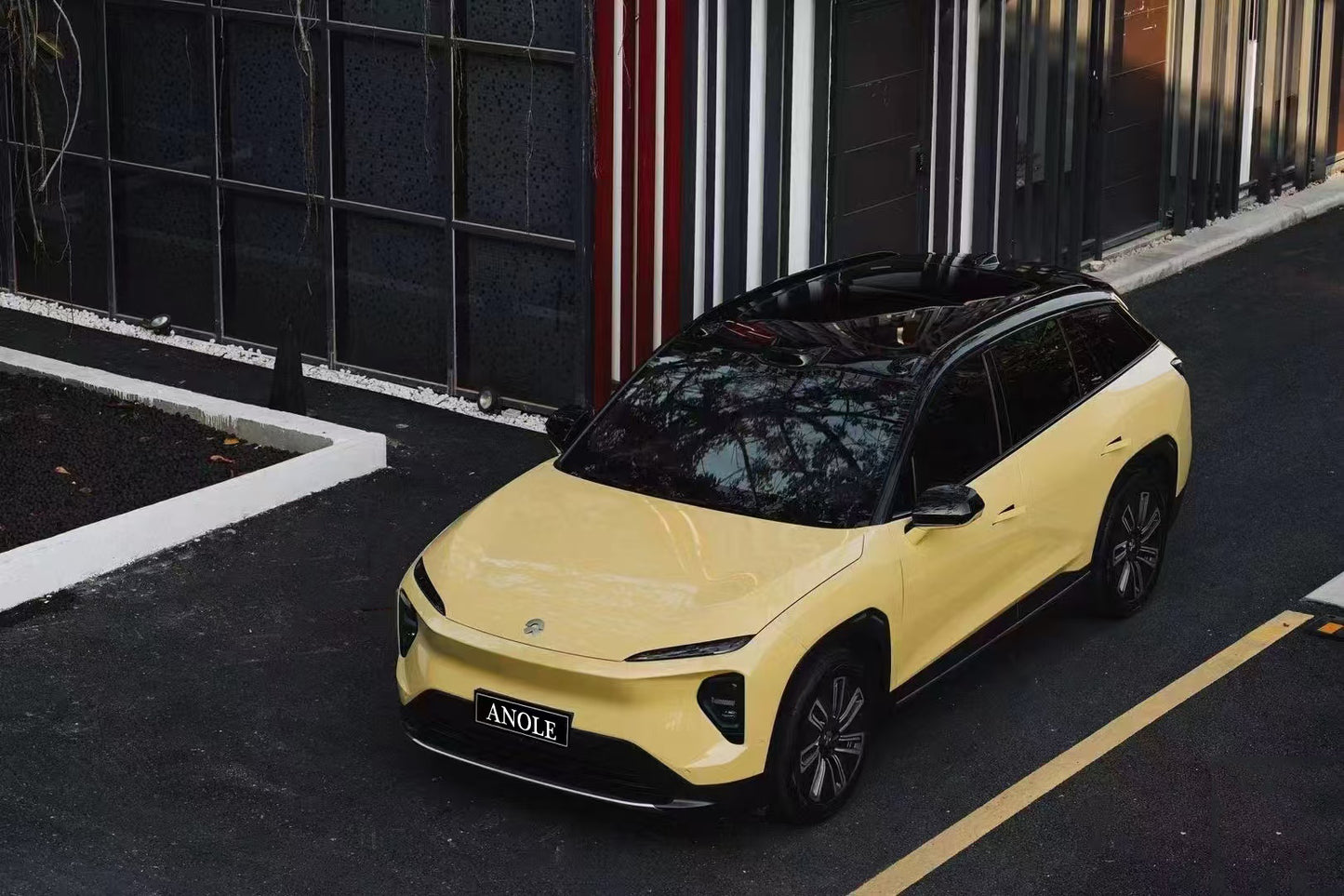 Anole High Glossy Pastel Yellow Vinyl Car Wrap