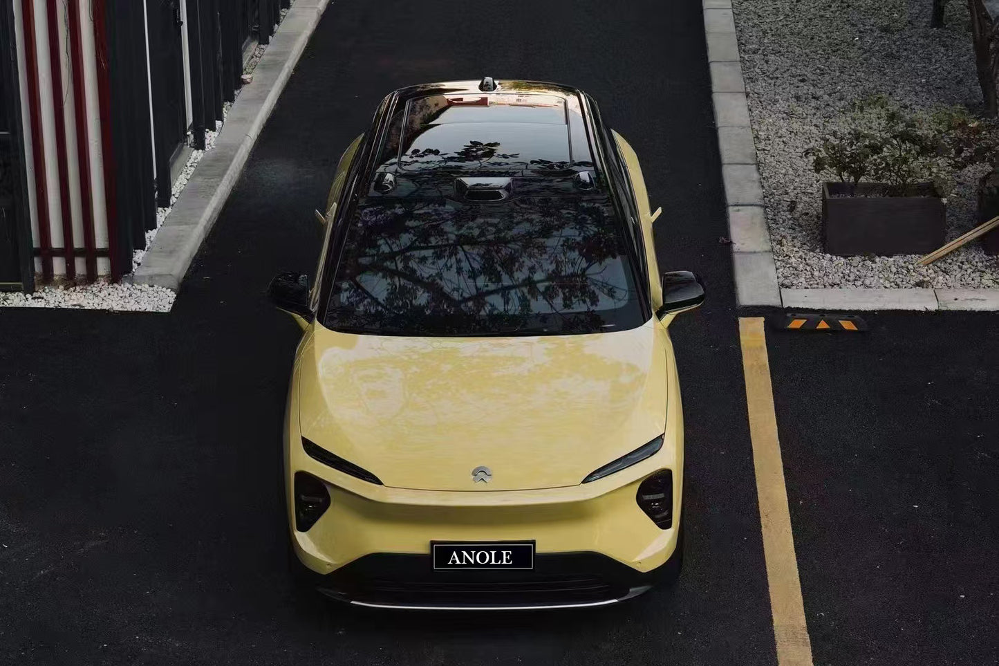 Anole High Glossy Pastel Yellow Vinyl Car Wrap