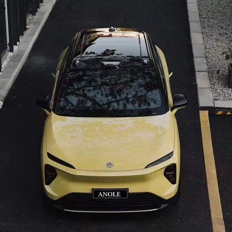 Anole High Glossy Pastel Yellow Vinyl Car Wrap