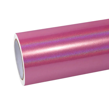 Anole Glossy Iridescent Pink Laser Car Vinyl Wrap