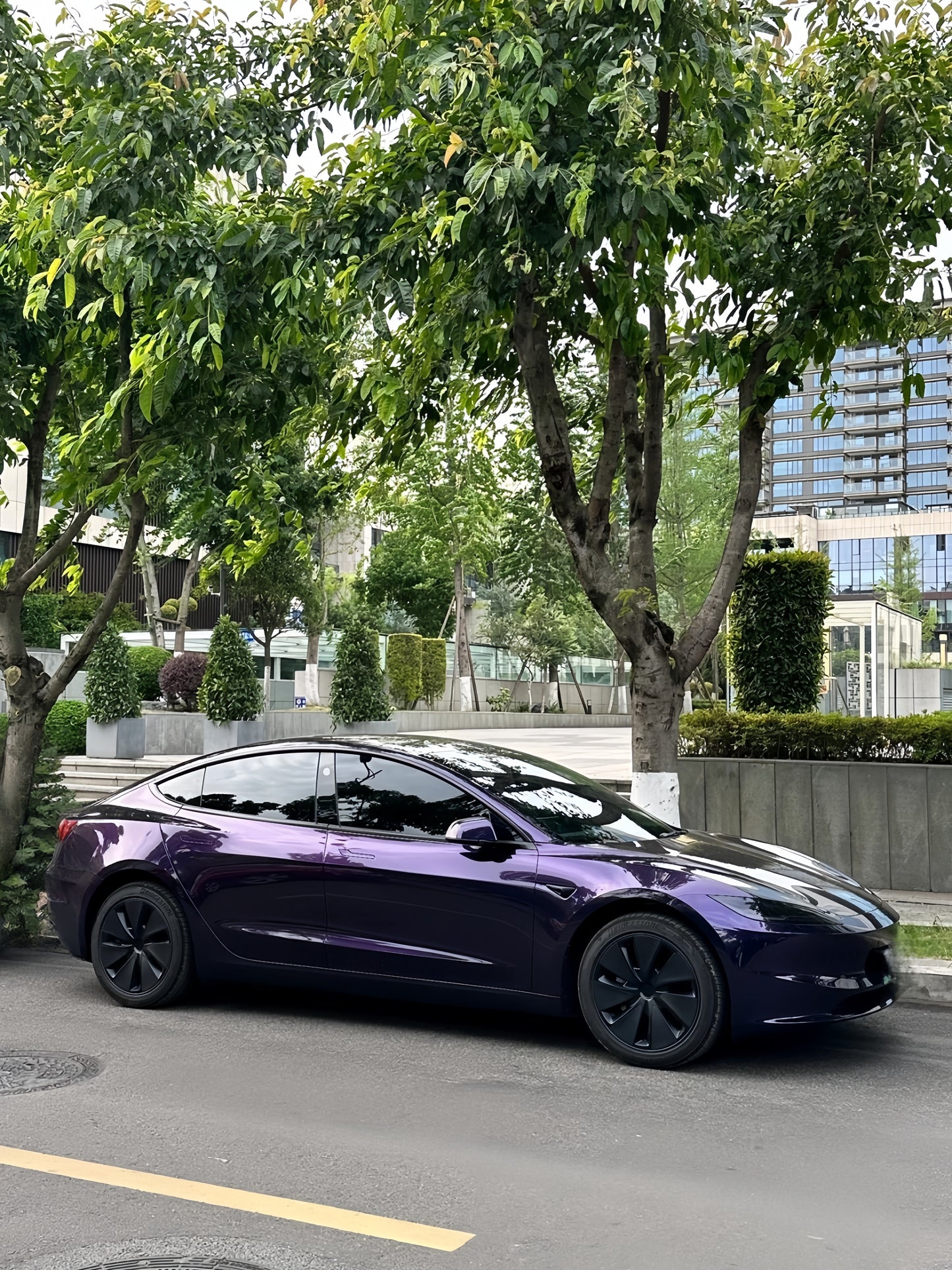 Anole Gloss Plus Midnight Purple Car Vinyl Wrap