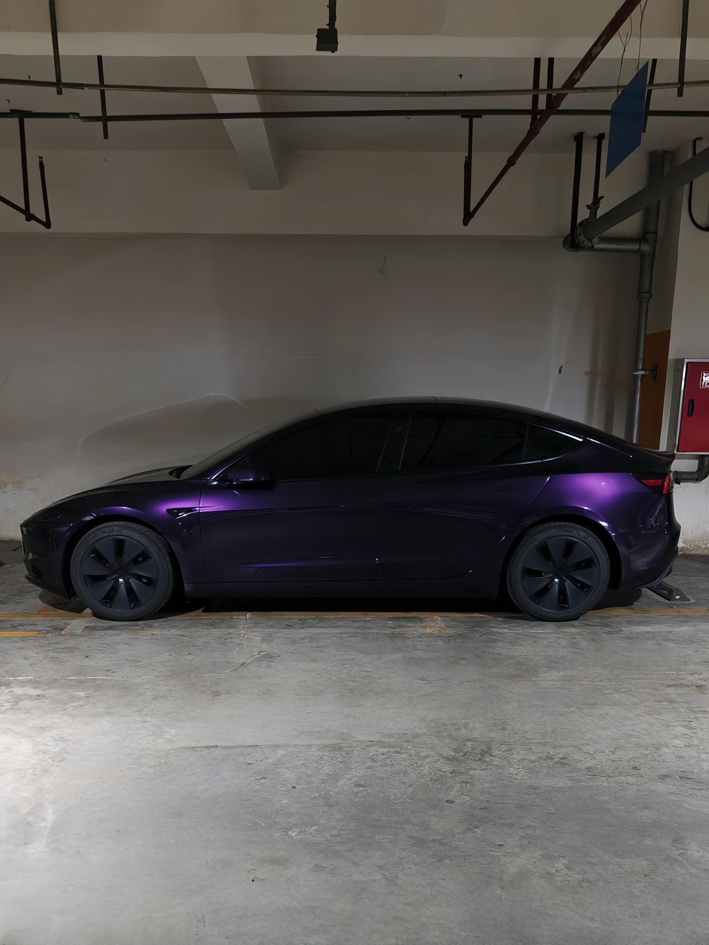 Anole Gloss Plus Midnight Purple Car Vinyl Wrap