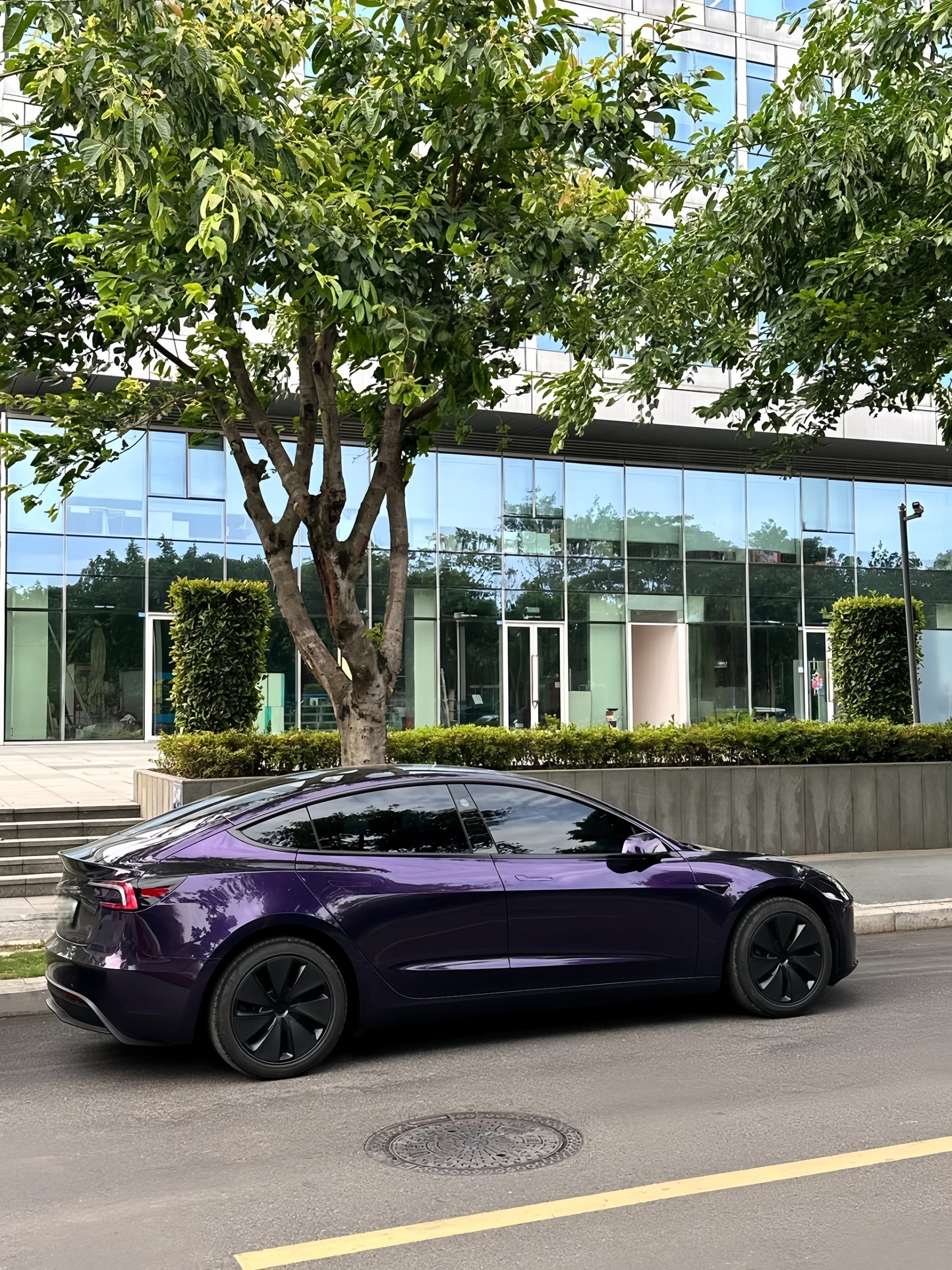 Anole Gloss Plus Midnight Purple Car Vinyl Wrap
