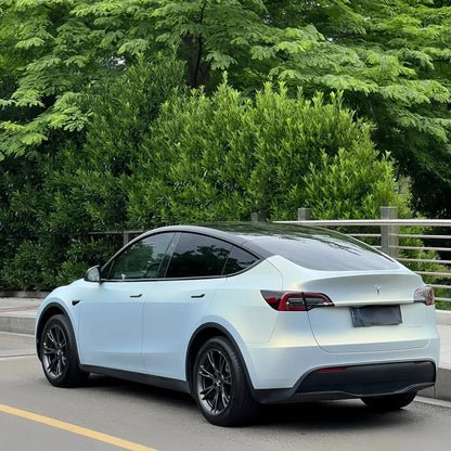 Anole Matte Glitter Metallic Pearl Blue Gold Car Vinyl Wrap