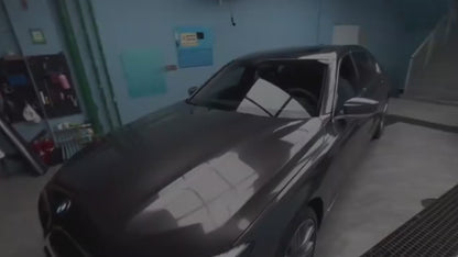 Anole Glossy Metallic Silver Gray Vinyl Car Wrap