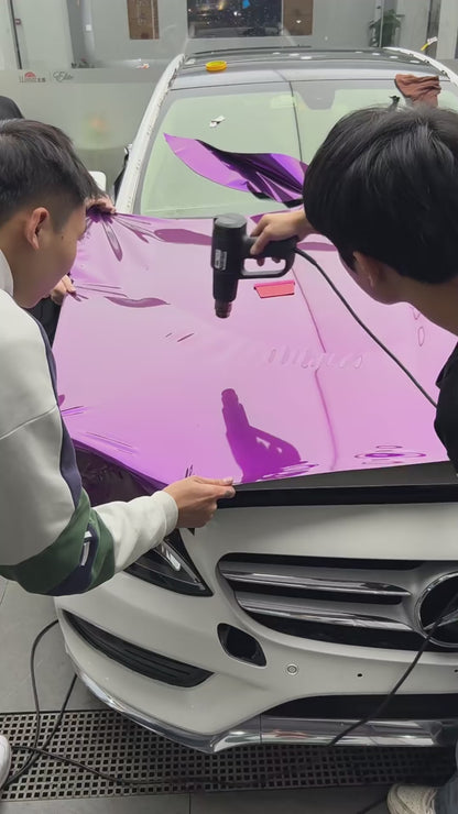 Anole Glossy Metallic Grape Purple Car Vinyl Wrap