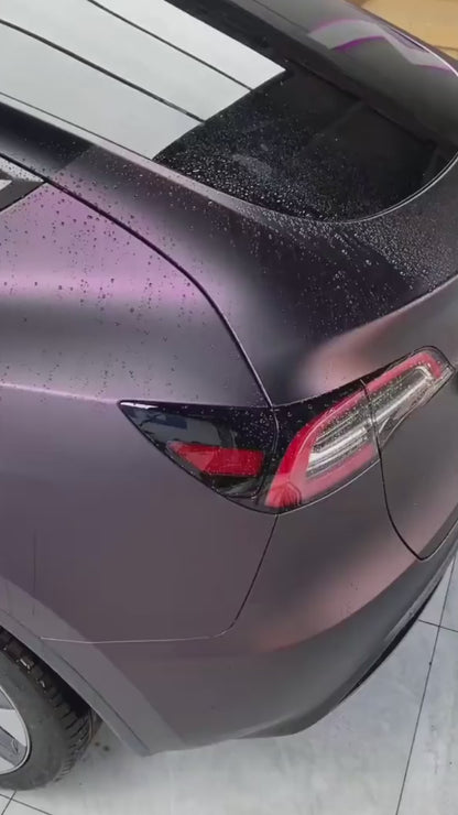 Anole Matte Dark Purple Vinyl Wrap Car