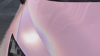 Anole Glossy Iridescent Rouge Pink Laser Car Vinyl Wrap