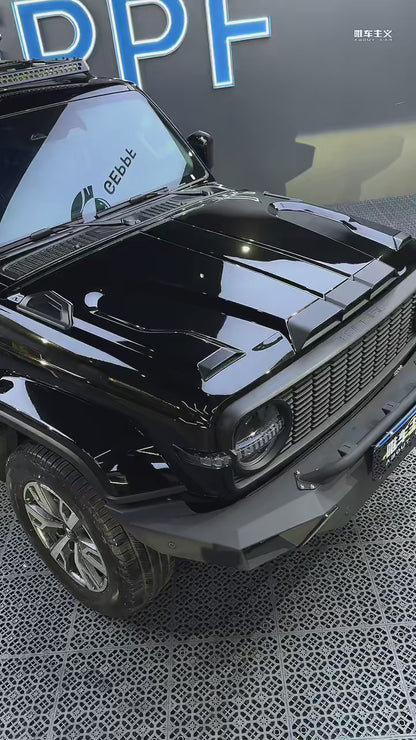 Anole Glossy Metallic Shimmer Black Car Vinyl Wrap