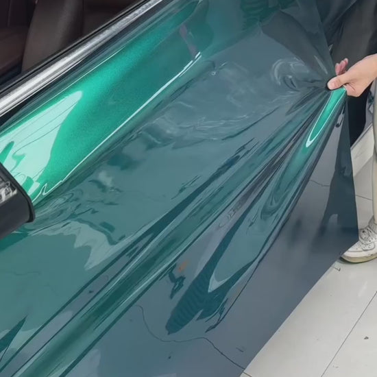 Anole Glossy Metallic Royal Green Vinyl Wrap 8